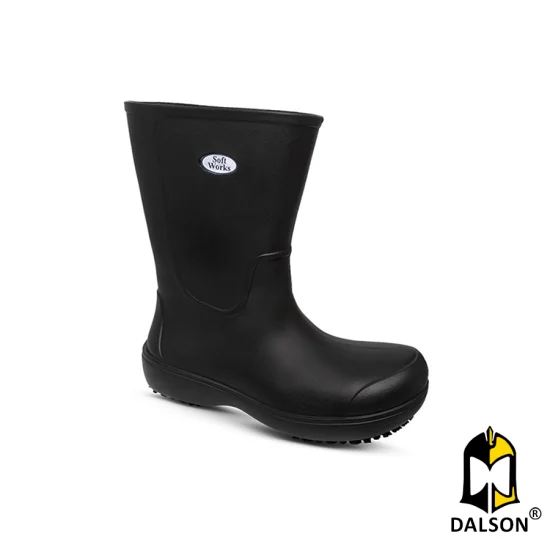 Bota de PVC profissional BB86 preta com bico composite CA 39347 - Soft Works