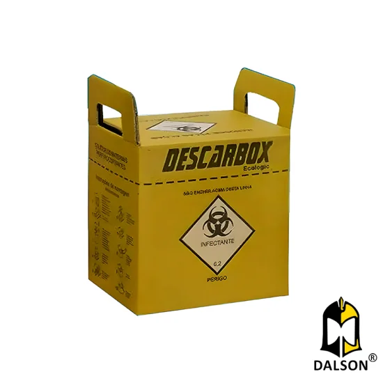 Coletor perfuro cortante (caixa com 20 unidades) - Medix e Descarbox