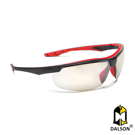 �culos de seguran�a Neon vermelho incolor (STF-VS 201640) CA 40906 - Steelflex