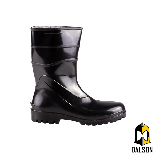 Bota de PVC cano m�dio (preta) linha Acquaflex CA 37456 - Bracol