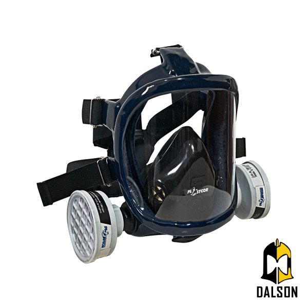 Respirador panor�mico para 2 filtros CA 36729 - Plastcor