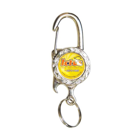 Chaveiro Mosquet�o abridor garrafa/long neck
