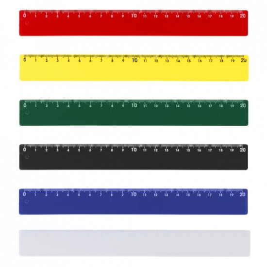 R�gua Pl�stica 15cm / 20cm