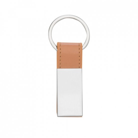 Chaveiro Metal com Couro +