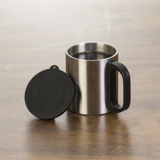 Caneca T�rmica de Inox com Tampa 180ml