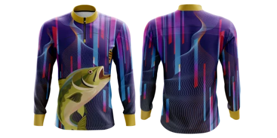 Camiseta para pescaria em dry sublimao FPS 50+