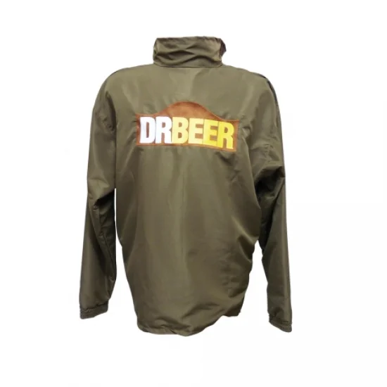 Abrigo tactel bordado