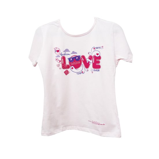 Camiseta 100% algod�o Baby Look Silk 2 cores
