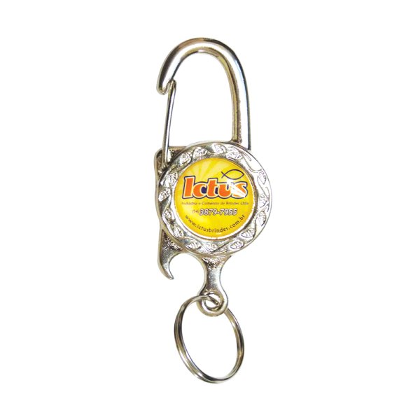 Chaveiro Mosquet�o abridor garrafa/long neck