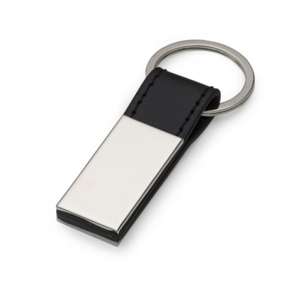 Chaveiro Metal com Couro +