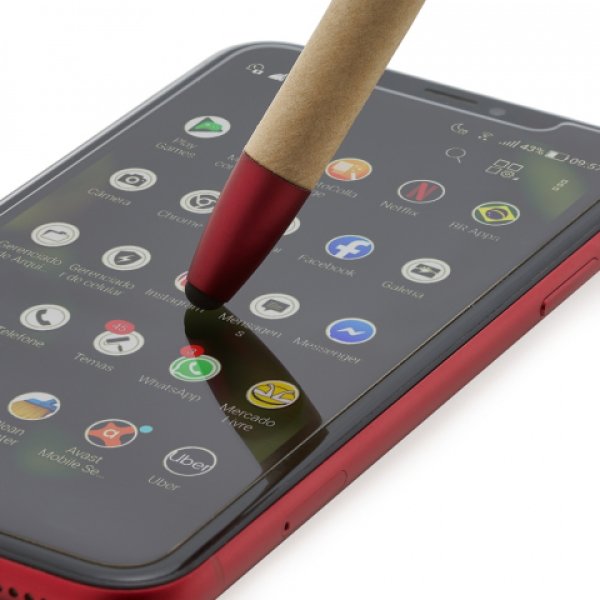 Caneta Ecol�gica Touch com Suporte