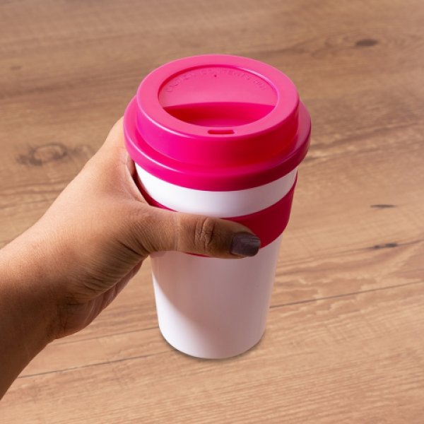 Copo Pl�stico Tampa 480ml