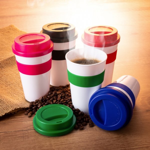 Copo Pl�stico Tampa 480ml