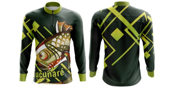 Camiseta para pescaria em dry sublima��o FPS 50+
