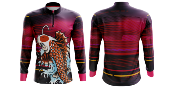 Camiseta para pescaria em dry sublima��o FPS 50+