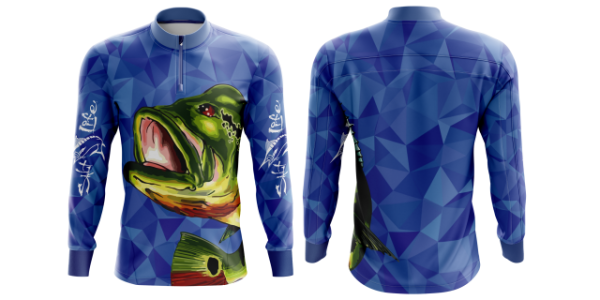 Camiseta para pescaria em dry sublima��o FPS 50+