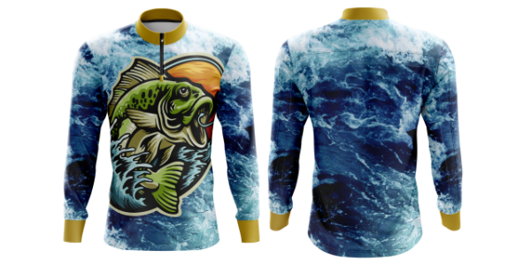 Camiseta para pescaria em dry sublima��o FPS 50+