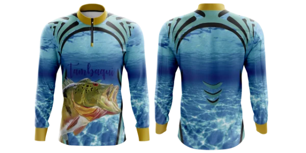 Camiseta para pescaria em dry sublimação FPS 50+