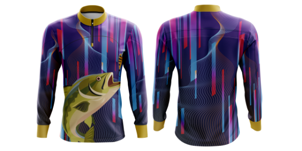 Camiseta para pescaria em dry sublima��o FPS 50+