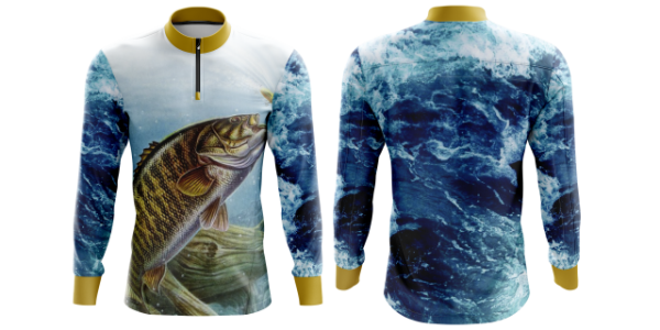Camiseta para pescaria em dry sublima��o FPS 50+