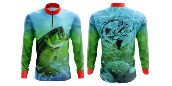 Camiseta para pescaria em dry sublima��o FPS 50+
