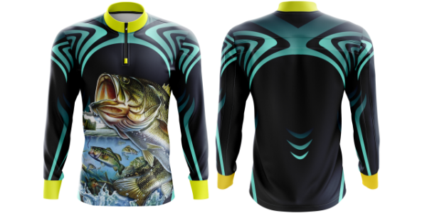 Camiseta para pescaria em dry sublima��o FPS 50+