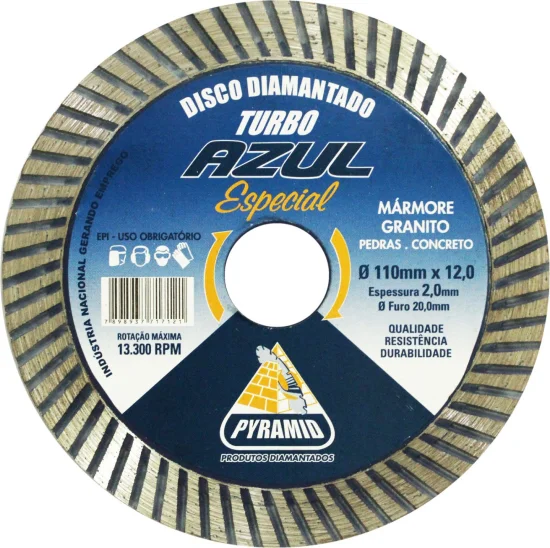 Disco de Corte Turbo Azul Pyramid