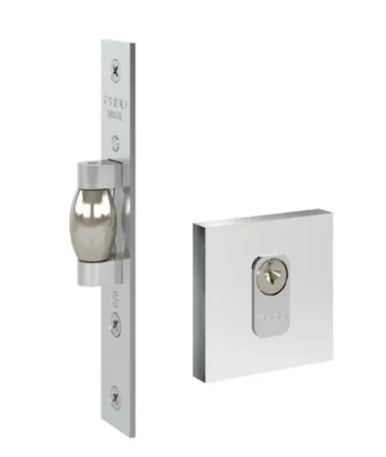 Pado fechadura pivotante Rolete Milano Cromada