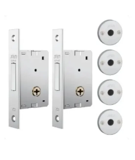 Stam Fechadura auxiliar 1001 redonda inox