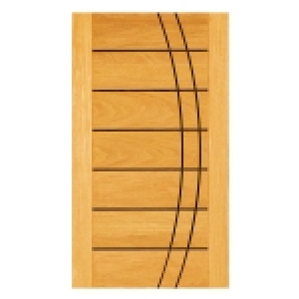 Porta Pivotante BBB - 2 Arcos - Friso Preto