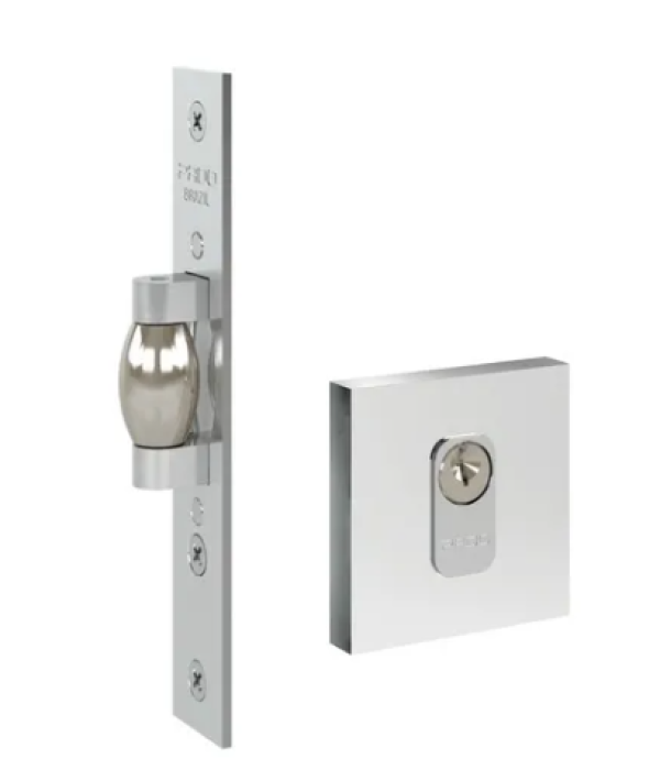 Pado fechadura pivotante Rolete Milano Cromada