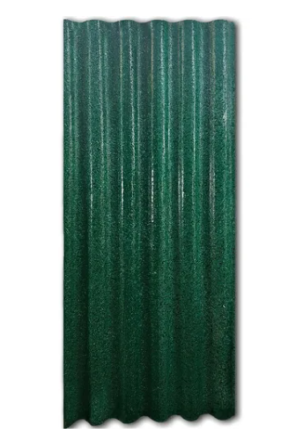 Brasiplac - Ondulada Verde 1,00 x 2,20 de 4 mil�metros