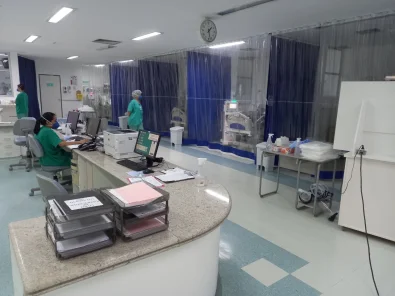 Em um ano de pandemia, HEB mantm 2 hospitais em 1