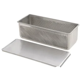 5 Formas para P�o de Forma Com Tampa Em Alum�nio 30X10X10 Imeca