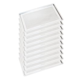 10 Assadeiras Gn Alum�nio Perfurada Estamp.53,5X32,5X1 Imeca