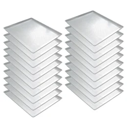 10 Assadeiras Alumnio Perfurada 58x70x3,5cm 0,8mm Imeca