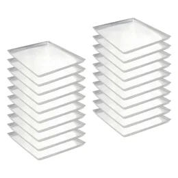 20 Assadeiras Alumnio Lisa Estampa. 58x70x3,5cm 0,8mm Imeca