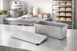 5 Formas para P�o de Forma Com Tampa Em Alum�nio 30X10X10 Imeca