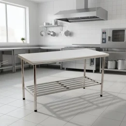 Mesa A�o Inox 430 Desmont�vel 1,50X0,70 Multiuso Imeca