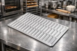 Assadeira Bolacha Champanhe 48 Cavidades Alum�nio 62x36 Imeca