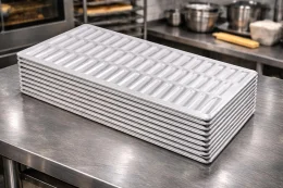 10 Assadeira Bolacha Champ. 48 Cavidade Alum�nio 62x36 Imeca