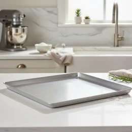 Assadeiras Alum�nio Lisa Estampa. 58x70x3,5cm 0,8mm Imeca