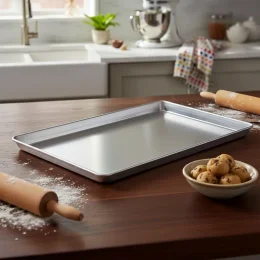 Assadeira Alum�nio Lisa Estampada 62X36X3,5 Imeca