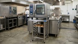 Mesa inox 60 x 60 cm com 8 cantoneiras Imeca