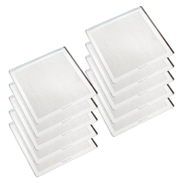 5 Assadeiras Alum�nio Perfurada Estampada 35X35X1 Imeca