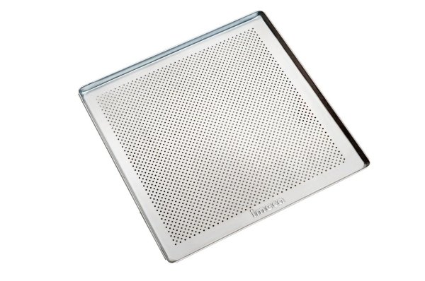 5 Assadeiras Alum�nio Perfurada Estampada 35X35X1 Imeca