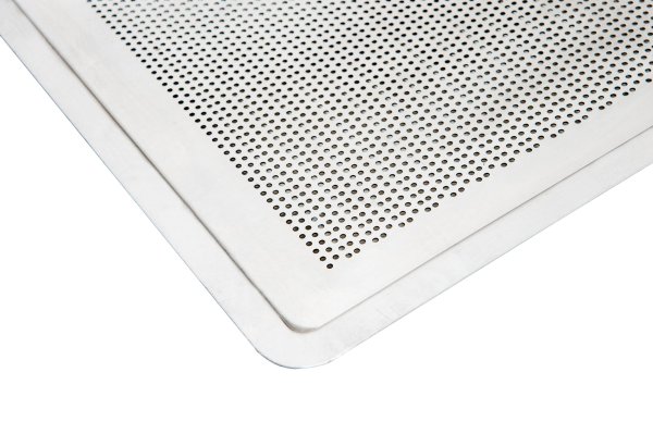 10 Assadeiras Gn Alum�nio Perfurada Estamp.53,5X32,5X1 Imeca