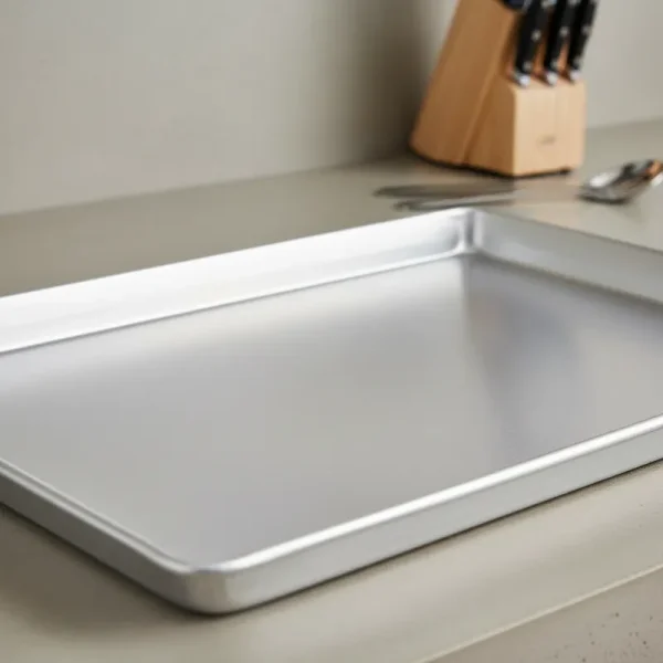 10 Assadeiras Alum�nio Lisa Estampada 60X40X3,5 Imeca