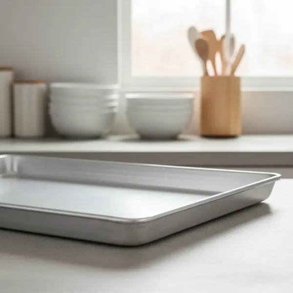 10 Assadeiras Alum�nio Lisa Estampada 60X40X3,5 Imeca