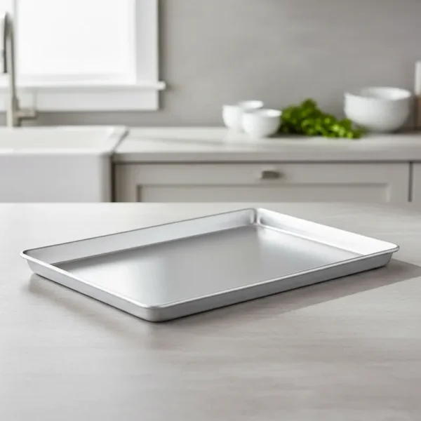 10 Assadeiras Alum�nio Lisa Estampada 60X40X3,5 Imeca